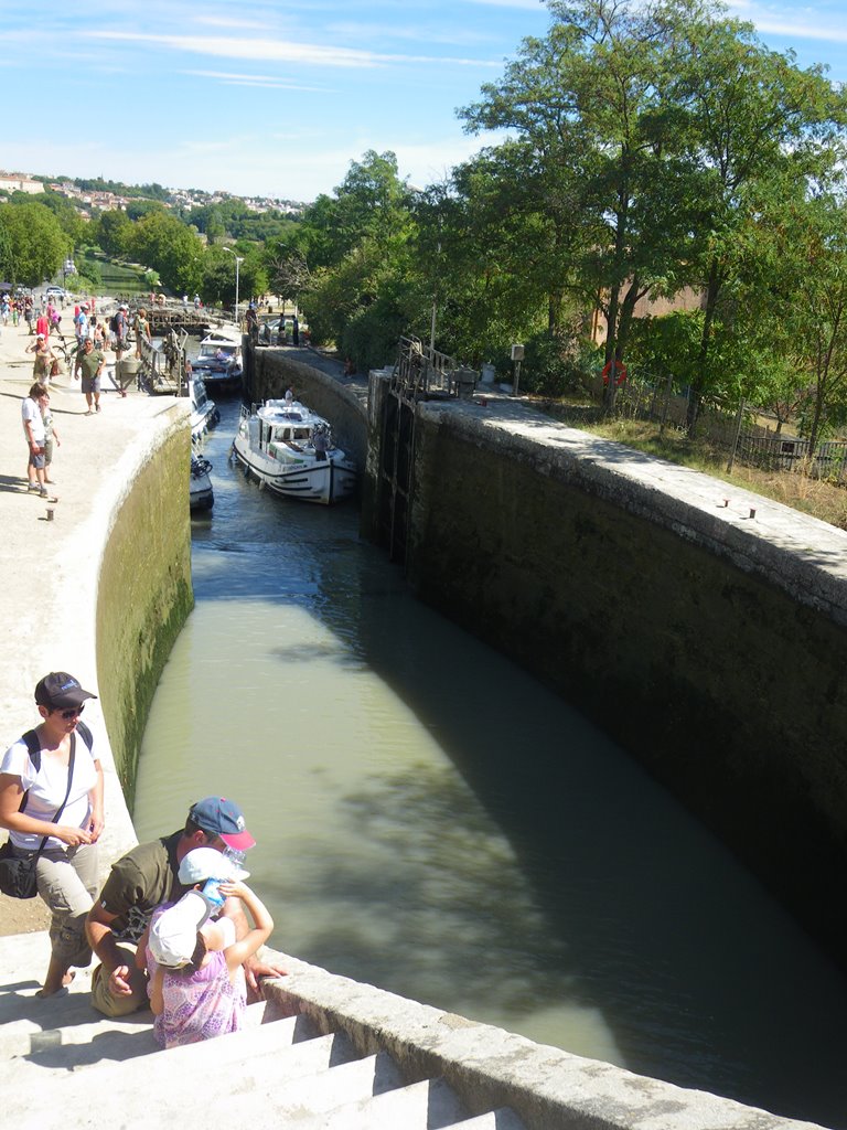 The rise of nine locks at Béziers