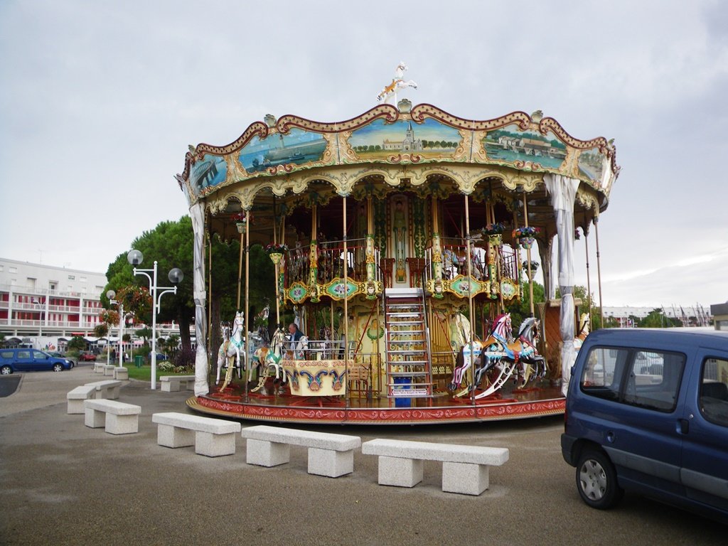 Seaside carousel: all the fun of the fair